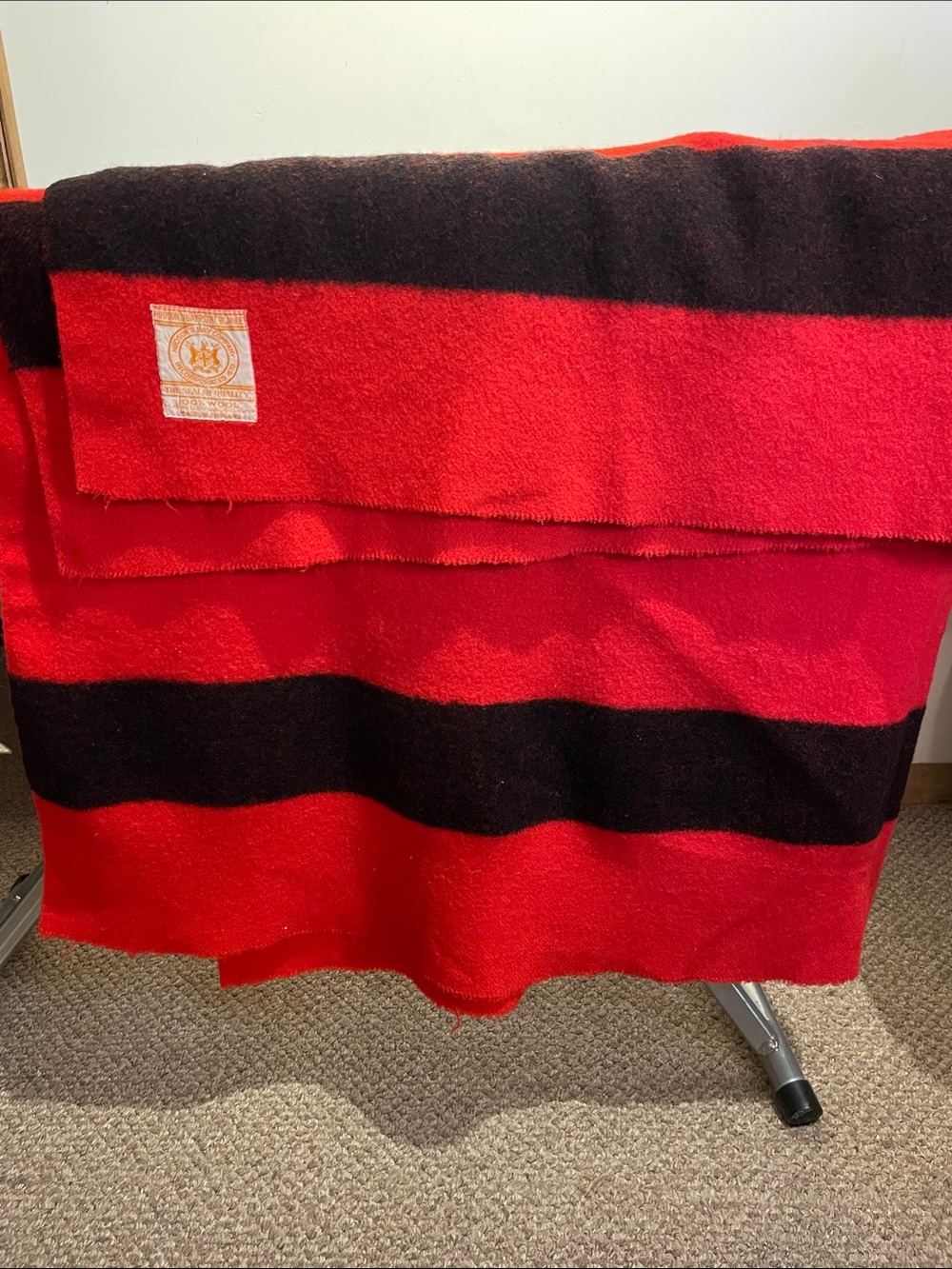 Hudson Bay vintage wool blanket 3.5 points - Picture 2 of 5